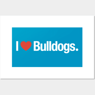 I HEART Bulldogs. Posters and Art